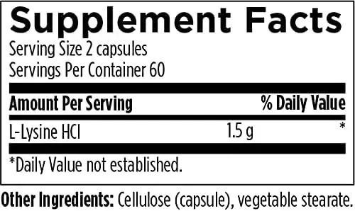 L-лизин Designs for Health (L-Lysine) 120 капсул купить в Киеве и Украине