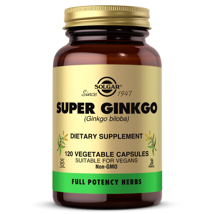 Гинкго Билоба Solgar (Super Ginkgo) 120 растительных капсул  в .