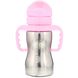 Thinkbaby, Thinkster із сталевої пляшки, рожевий, Think, 1 бутылка, 9 унцій (260 мл) фото