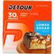 Detour Whey Protein Bar 12 bars with peanut and caramel flavor