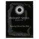 Балансуючі вугільні листові маски, Radiant Seoul, 5 листових масок, 0,85 унції (25 мл) кожна фото