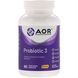 Пробиотик-3, Probiotic-3, Advanced Orthomolecular Research AOR, 90 капсул фото