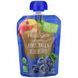 Baby puree with apples, cabbage, and blueberries organic Happy Family Organics (Inc. Twist) 4 packs of 90 g