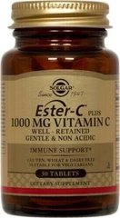 Естер-С вітамін C Solgar (Ester-C Plus) 1000 мг 30 таблеток