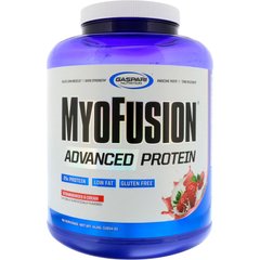 MyoFusion, покращений білок, полуниця і крем, Gaspari Nutrition, 1,81 кг