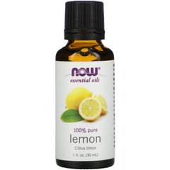 Лимонное масло Now Foods (Essential Oils Lemon) 30 мл купить в Киеве и Украине