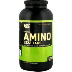 Покращені амінокислоти 2222, Optimum Nutrition, 320 таблеток