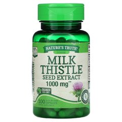Экстракт семян расторопши Nature's Truth (Milk Thistle Seed Extract) 1000 мг 100 капсул купить в Киеве и Украине