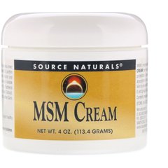 Крем с липосомами МСМ Source Naturals (MSM Cream) 113.4 г купить в Киеве и Украине