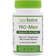 PRO-Men, Пробіотики для чоловіків, Hyperbiotics, 30 таблеток