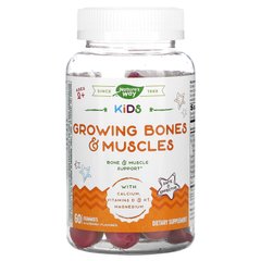Формула для роста костей и мышц для детей от 2 лет лесная ягода Nature's Way (Bone Growing Bones & Muscles) 60 жевательных конфет купить в Киеве и Украине