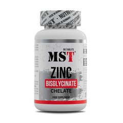 Zinc Bisglycinate Chelate 25 mg MST 90 tabs купить в Киеве и Украине