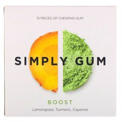 Жуйки Boost Gum, Simply Gum, 15 штук