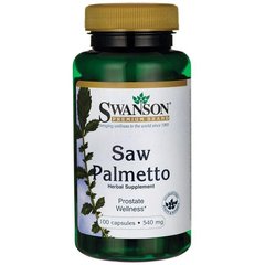 Со Пальметто, Saw Palmetto, Swanson, 540 мг, 100 капсул купить в Киеве и Украине