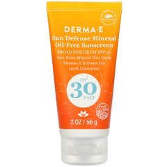 Солнцезащитный крем антиоксидант (Sunscreen), SPF 30, Derma E, 56 г купить в Киеве и Украине