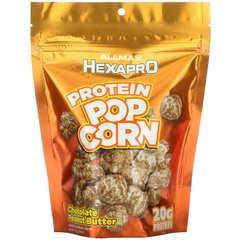 ALLMAX Nutrition, HEXAPRO Protein Popcorn, шоколадно-арахісове масло, 3,88 унції (110 г)
