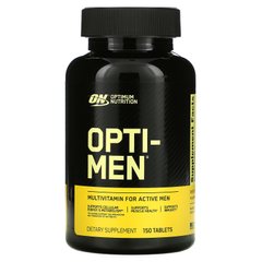 Opti-Men, нутриентная система питательных добавок, Optimum Nutrition, 150 таблеток купить в Киеве и Украине