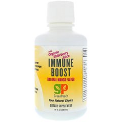 Immune Boost, з натуральним смаком манго, GreenPeach, 480 мл
