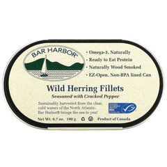 Bar Harbor, Філе дикого оселедця, приправлене тріснутим перцем, 6,7 унції (190 г)