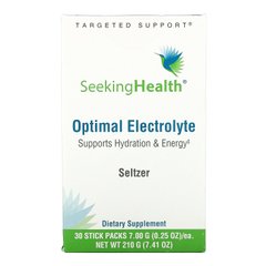 Электролиты Seeking Health (Optimal Electrolyte Seltzer) 30 упаковок в стиках по 7 г купить в Киеве и Украине