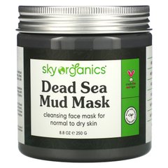 Грязевая маска Мертвого моря, Sky Organics, 8,8 жидкой унции (250 г) купить в Киеве и Украине