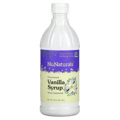 Ванільний сироп підсолоджувач NuNaturals (Stevia Vanilla Syrup NuStevia) 470 мл