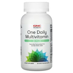GNC, Women's One Daily, мультивітаміни для щоденного застосування, жінкам старше 50 років, 60 капсул
