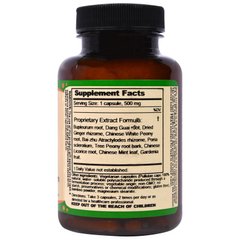 Володушка і півонія Dragon Herbs (Natural Woman) 470 мг 100 капсул