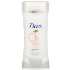 Dove, Дезодорант з 0% алюмінію, аромат пелюсток троянди, 2,6 унції (74 г)