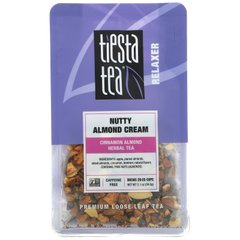 Tiesta Tea Company, Розсипний чай преміум-класу, крем з горіховим мигдалем, без кофеїну, 2,1 унції (59,5 г)