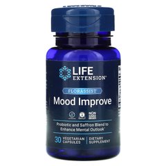 Покращення настрою, Florassist, Mood Improve, Life Extension, 30 капсул