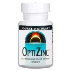 ОптіЦинк Source Naturals (OptiZinc) 30 мг 60 таблеток
