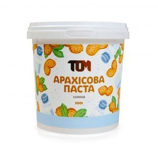 Арахісова Паста TOM peanut butter 500 g солона купить в Киеве и Украине