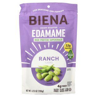 BIENA, Crispy Roasted Edamame, Ranch, 4.75 oz (135 g) купить в Киеве и Украине