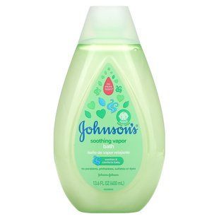 Успокаивающий пар, ванна, Johnson's, 13,6 жидких унций (400 мл) купить в Киеве и Украине