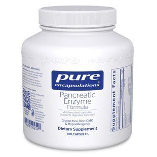 Формула фермента поджелудочной железы Pure Encapsulations (Pancreatic Enzyme Formula) 180 капсул купить в Киеве и Украине