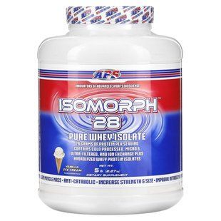 APS, Isomorph 28, чистий ізолят сироватки, ванільне морозиво, 2,27 кг (5 фунтів)