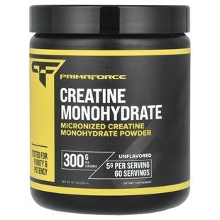 Primaforce, Creatine Monohydrate, Unflavored, 10.7 oz (300 g) купить в Киеве и Украине