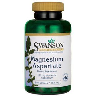 Magnesium Aspartate, Swanson, 133 mg, 90 capsules