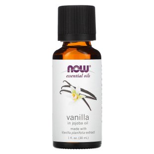 Эфирное масло ванили и жожоба Now Foods (Essential Oils Vanilla Jojoba Oil) 30 мл купить в Киеве и Украине