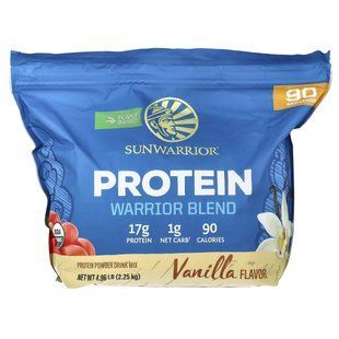 Sunwarrior, Warrior Blend, Protein, Vanilla, 4.96 lb (2.25 kg) купить в Киеве и Украине