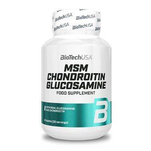 MSM Chondroitin Glucosamine BioTech 60 tabs купить в Киеве и Украине