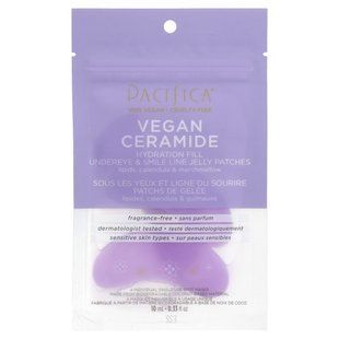 Pacifica, Vegan Ceramide, Hydration Fill Undereye & Smile Line Jelly Patches, Fragrance-Free, 4 Patches, 0.33 fl oz (10 ml) купить в Киеве и Украине