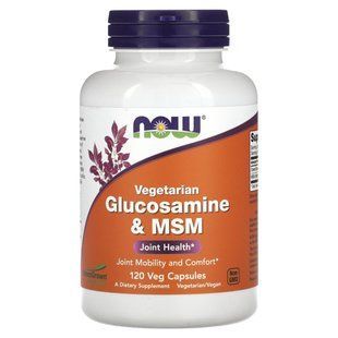Глюкозамин и МСМ Now Foods (Glucosamine & MSM) 500/333 мг 120 капсул купить в Киеве и Украине