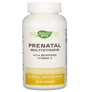 Мультивитамины для беременных Nature's Way (Prenatal Multi-Vitamin and Multi-Mineral) 180 капсул купить в Киеве и Украине