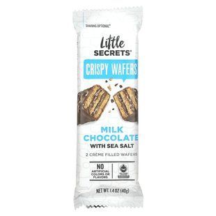 Wafer of Milk Chocolate, Sea Salt, Little Secrets, 40 g
