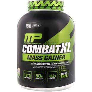 Battle XL, gainer, with vanilla flavor, MusclePharm, 96 ounces (2722 g)