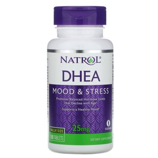 ДГЭА, настроение и стресс, DHEA, Mood & Stress, Natrol, 25 мг, 180 таблеток купить в Киеве и Украине