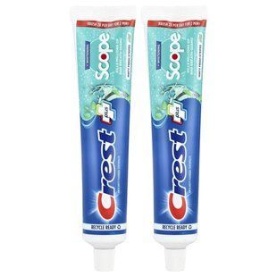 Crest, Plus Scope, Anticavity Fluoride Toothpaste, Minty Fresh Striped, 2 Pack, 5.4 oz (153 g) Each купить в Киеве и Украине