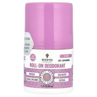 Bee&You, Roll-On Deodorant, For Women, Floral, 1.7 fl oz (50 ml)